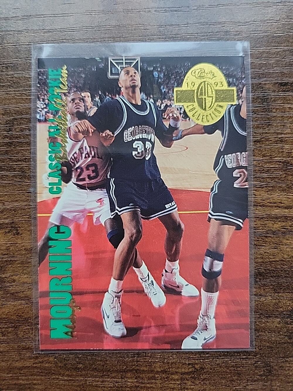 Alonzo Mourning 1993 Classic Four Sport Draft Pick #316 - Georgetown - NCAA